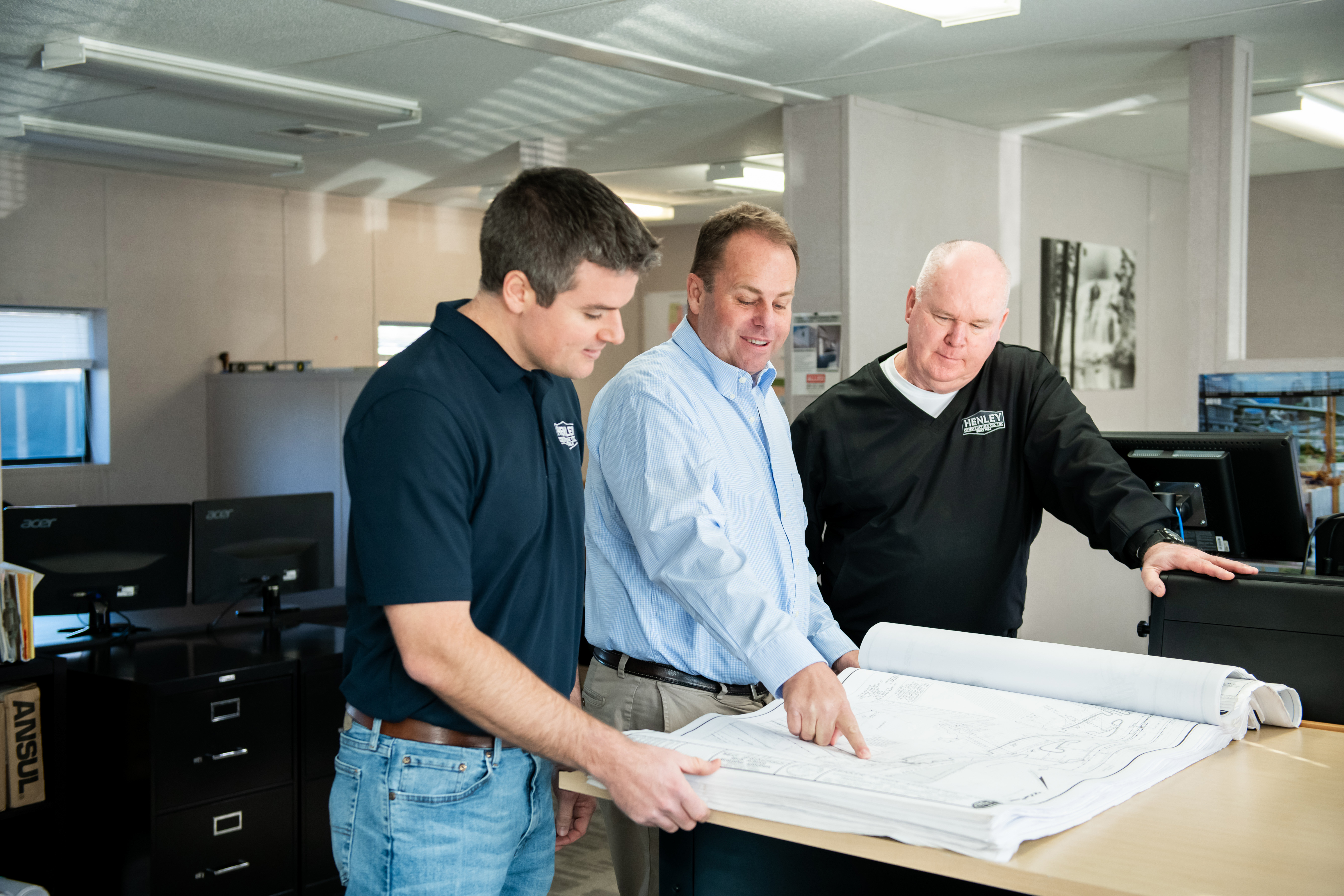 buddy henley at henley construction office