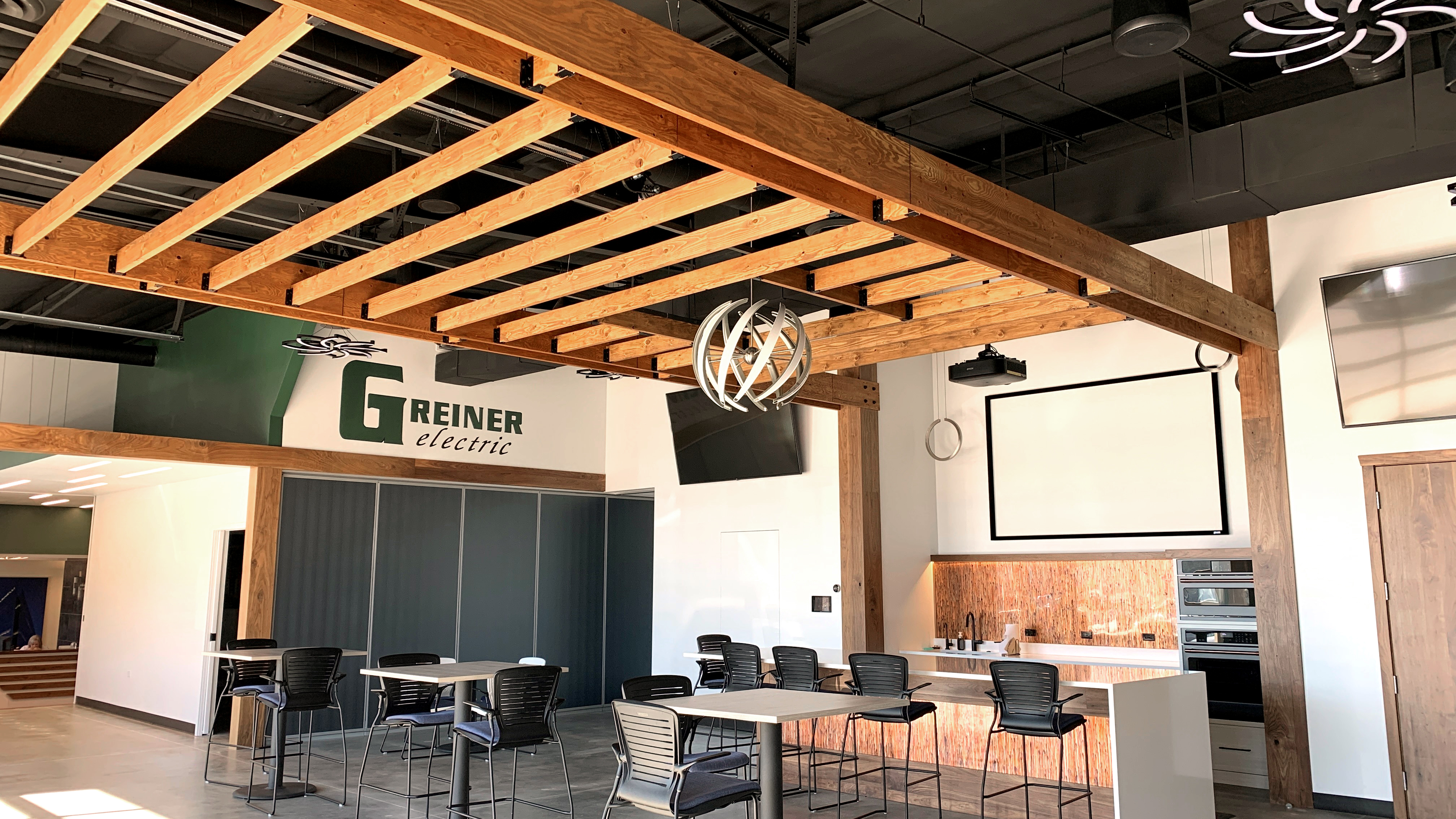 The office interior of Greiner Electric